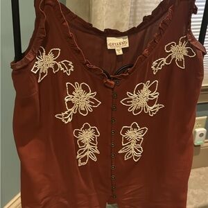 Western Beaded Tank Top